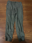 Nine West Brushed soft olive green joggers. Women's 8