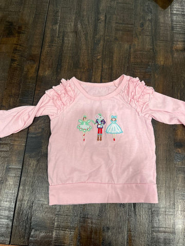 Boutique Nutcracker embroidery 2T