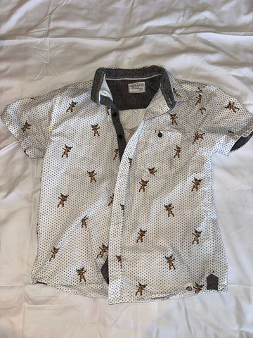 Free Planet 10/12 short sleeve button up 10