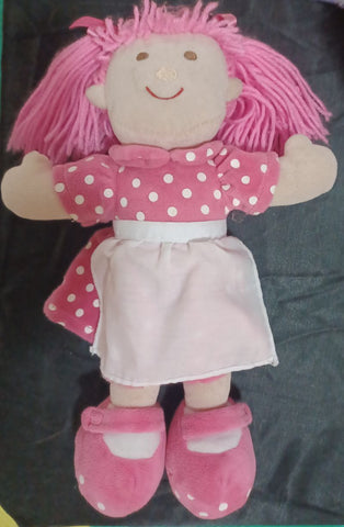 Soft "plush" Pink Doll Baby - small pencil line on face Dolls and Accessories