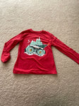 Cat and Jack Target XS 4/5 long sleeve Christmas tree monster truck tee 4T/4