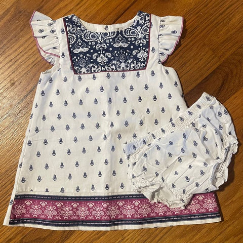 Baby Essentials Cute Western Dress Set 12 Months
