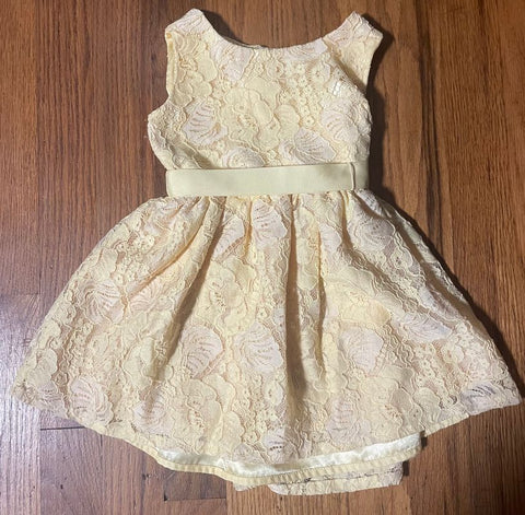 The Childrens Place Yellow Lace Dress 2T