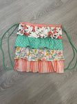 Matilda Jane Cloth raw string bag, 14in tall Bag