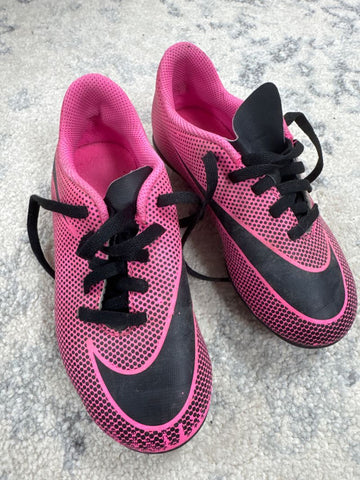 Nike Pink and black cleats Ball Sports