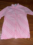Adidas Pink and white adidas logo casual button up Men's - L