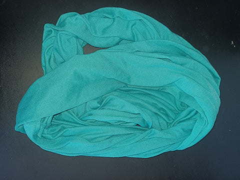 Steve Madden Scarf "Infinity" more of a Green Turquoise, small stain hides in folds Miscellaneous