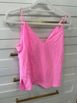 Amanda Uprichard Pink tank, underarm detail Women's - M