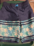 Arizona 10/12 SwimShorts navy and palm trees 10