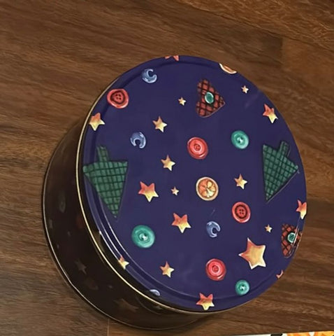 Christmas Tin Small Christmas Tin Holiday