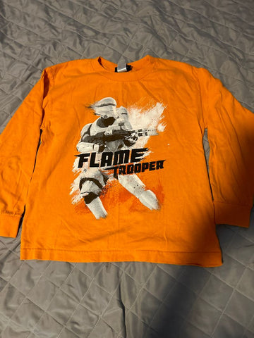 Star Wars Storm Trooper long sleeved T, design has some wear 10
