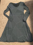 Apt 9 Green/blue striped dress Women's - S
