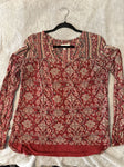 Lucky Brand Dark red soft shirt Women's - M