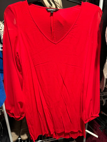 Express Red dress Women's - L