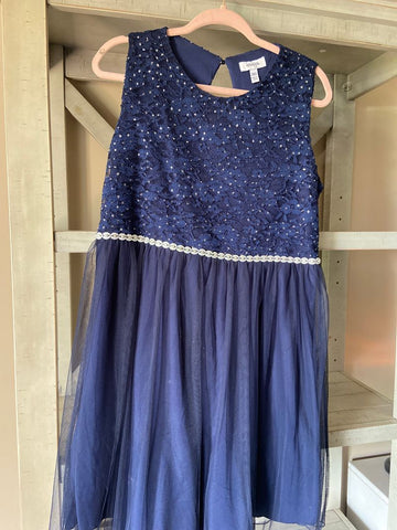 Dress size 20.5 Navy with rhinestone detail 16