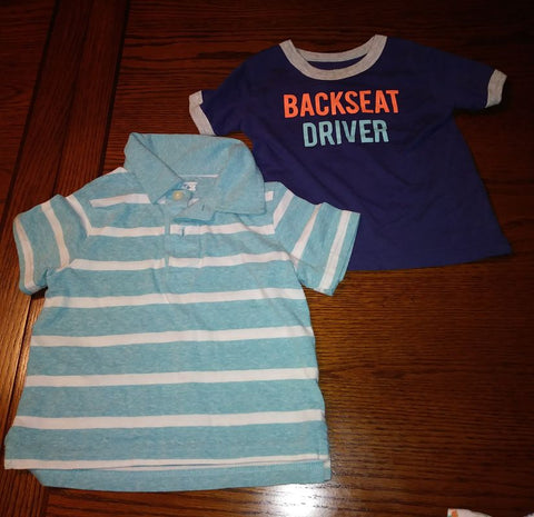 variety 2 short sleeve tops 18 Months