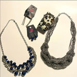 Paparazzi 2 necklaces bracelet 2 earrings never worn Jewelry