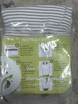 Weesprout Tan and white stripes nursing poncho Women's Med 8-10
