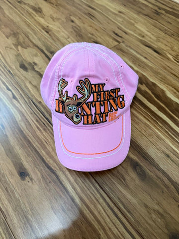 Pink my first hunting hat  Hat