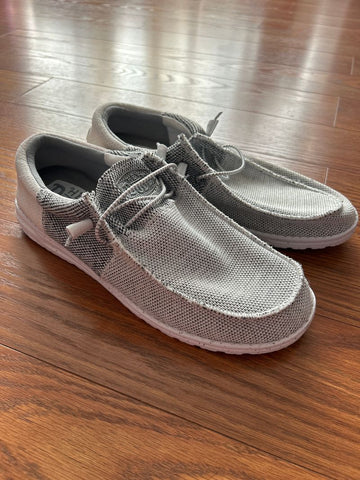 Hey dude White and gray Wally 14 (Adult)