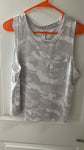 RBX Gray camo exercise top Women's - M