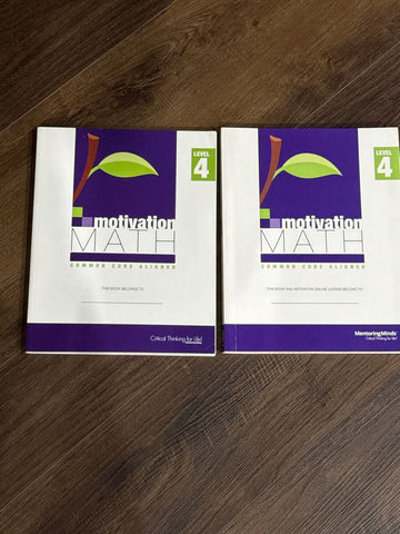 Motivation math 2 student workbooks grade 4 Curriculum