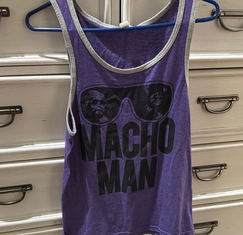 Anvil Macho man tank purple Men's - S