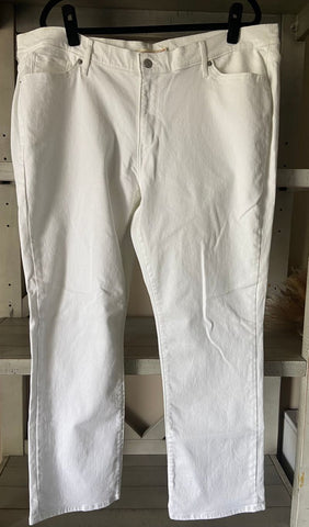 Levis jeans size 20W White, with good stretch Women's XXXL 20