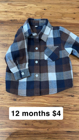 Flannel  12 Months