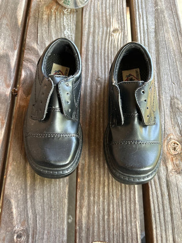 Savanah Trading Company Black dress shoes, no laces 8 (Lil' Kid)
