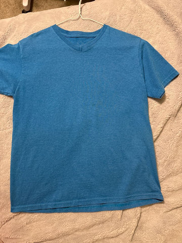 V neck Blue tshirt 10