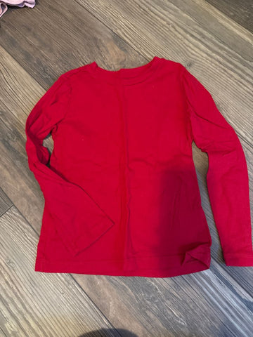 Faded Glory Red long sleeved shirt 4T/4