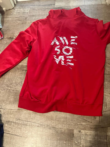 Unknown Jacket that spells out awesome on back Men's - L