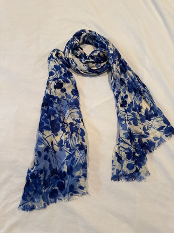 No tag Blue and white Scarf