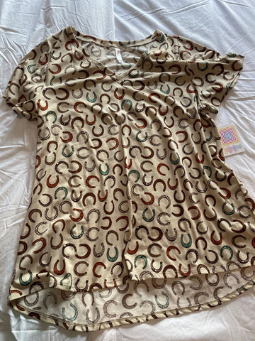 LulaRoe brand new Horseshoe T Women's XXL 18