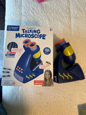 GeoSafari Talking Microscope - like new Educational