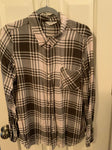 Lucky Brand Plaid Flannel Shirt Women's - L