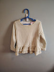 Sweet Charlotte Size 6 gold and cream colored sweater EUC 6T/6X