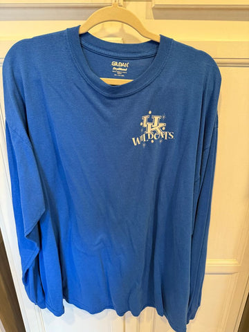 Gildan Blue UK tshirt Women's XXL 18