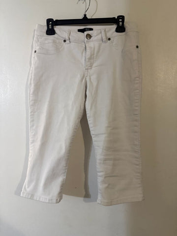 1822 White capri Women's 12