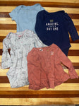 carters 6months 3-onesie,1-top 3-6 Months