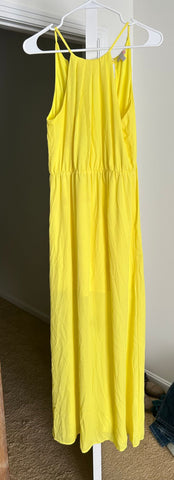 GB Dillards GB brand, yellow maxi dress Women's - M