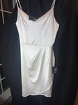 Lulus White silk/ satin material- NWT Women's - M