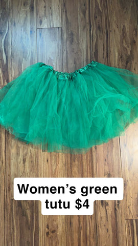 Green tutu Green tulle tutu Women's - S