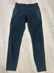 90 Degrees Black athletic leggings with mesh inserts. Fair condition Women's - XS