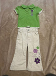 Healthtex Polo and khaki pant, good condition 12 Months