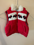 B.T kids Hooded puff vest 12 Months