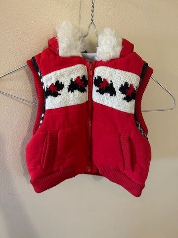 B.T kids Hooded puff vest 12 Months