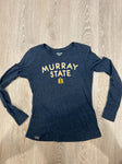 Jansport Navy Murray state fitted long sleeved T Women's - S