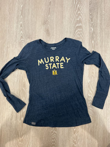 Jansport Navy Murray state fitted long sleeved T Women's - S